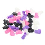 HEMOTON 20 Adet Bebek Ayakkabı Aksesuarları Ayakkabı Mini Sahne Süsleri Minik Minyatür Mobilya Mini Sahne Sahne Mini Ayakkabılar Oyuncaklar Küçük Sahne Minik Ayakkabılar Playset