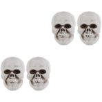 Hemoton 4 Adet kafatası halloween kostüm cadılar bayramı kostümü cadılar bayramı pervane teyze evi oyuncak bebek dekoru parti kafatası cadılar bayramı kafatası insan vücudu