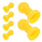 HEMOTON 6pcs Trambolin Kutup Uç Kapaklar Çocuklar Için Plastik Kutup Kapakları Trambolin Destek Trambolin Aksesuarları Trambolin Yedek Parçaları