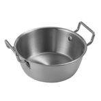 HEMOTON Çorba Kasesi Yufka Açma Makinesi Paslanmaz ?elik ?orba Servis Kaseleri: Metal Kar??t?rma Kaseleri G?da Dekoratif Kaseler Mutfak Tah?l Tatl? Meyve Pi?irme Pi?irme Gümü?