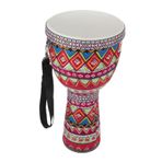 HEMOTON Erkek Kız İçin Hafif Djembe Davul Ayarlanması Gerekmeyen Eğlenceli Müzik Aleti Dayanıklı Malzeme ile Süreli Kullanım için Tasarlandı