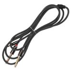 HEMOTON Gitar Adaptörü Kompozit Kablolar Mikrofon Dönüştürücü Kablo Kablosu 3 5 Mm Ila 2x 6 35 Mm Siyah 1 8 M