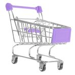 HEMOTON küçük alışveriş sepeti mini oyuncak mini market arabası depolama sandığı çocuk oyuncak gergi çubuğu simülasyon alışveriş sepeti oyuncak süpermarket sepeti depolama oyuncak kozmetik