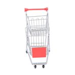 HEMOTON mini araba depolama sandığı ev düzenleyicileri Ev süsü alışveriş sepeti modeli mini market arabası tutucu sevimli araba yemek servis sepeti çocuk arabası oyuncak ütü kırmızı