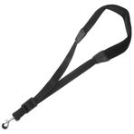 HEMOTON saksafon askısı klarnet ağızlığı cep saksafon boyun bandı saksafon omuz Soprano alto saksafon kayışı Saksafon aksesuarları kayış için saksafon tenor saksafon kayışı Metal Black
