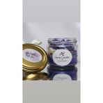 Hena Candles Mor-Lila Limonlu Lavanta Kokulu Kavanoz Mum - 1 Adet