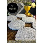 HENBi Mandala 3 (6 ADET) (3D) Xxl Taş Boyama Otonom Gelişim Çocuk Etkinliği Taş Boyama Seti Çocuk Gelişimi