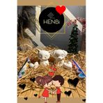 HENBi Sevgiliyle Boyama Etkinliği (3D) Sevgili Hediyelik Biblo Kedi ve Köpek1 konsept Taş Boyama Seti