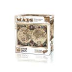 Hendrik Hondius Vintage World Map Puzzle 2000 Parça
