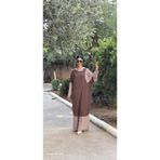 Henna Elisa Kapüşonlu salaş penye tunik