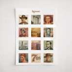 Henno Retro Insan Figürleri Sticker Seti (1 Adet A6) | Planlayıcı, Ajanda, Scrapbook Çıkartma