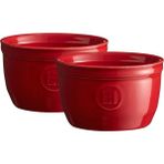 Henry Ramekin Fırın Kabı 2 Adet 9 cm Kırmızı/burgundy