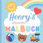 Henry's allererstes Malbuch: Personalisiertes Kritzelbuch für Henry ab 1 Jahr