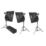 Hensel Certo 400 w 3'lü Paraflaş Set
