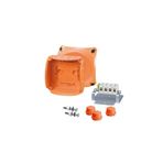 Hensel IP65/IP66 130x130x77 FK 0606 Turuncu Yangın Buatı