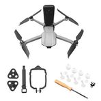 Hensych 1 Takım Kamera Bağlantı Adaptörü Montaj Kiti Mavic Air 2/Air 2S Drone, Panorama ve Spor Kamera için Sabit Montajlı Montaj Montaj Tutucu Insta360 ONE X için GoPro Hero 7/8 için