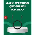 Hep Lightning To 3.5mm Aux Ses Dönüştürücü Kablo 1 Metre Stereo Uyumlu Najmaddin - Renkli