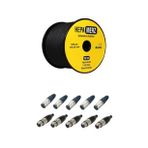 Hepa Merz Connection Paket-7 Mikrofon Kablosu XLR Konnektör Paketi