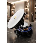 Hepa-Merz HVX-170 PRO Alçıpan Tavan Hoparlörü, 16 cm, 170 Watt, 8 Ohm, Siyah-Beyaz