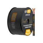 Hepa Merz Str-22-100M Stereo Mikrofon Kablosu 2x0.22 mm Ses Kablosu 100 Mt. (%100 Bakır)