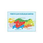 hepenuygun Türkiye İller Ve Bölgeler Haritası 70x100 Branda Baskı
