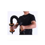 Hepitop 3İn1 Ab Wheel Tekerlekli Mekik Aleti Elastik Fitness Bar Kol Ve Karın Kasları Bük Bük Egzersiz Aleti