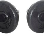 Hepitop Çantalı Döküm Plaka Dambıl Seti 20 Kg Siyah Dumbbell Set