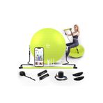 HEPİTOP CHAMPYA İthal Premium Pilates Seti Yoga Fitness Pilates Topu Direnç Lastiği Pilates Barı Seti