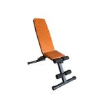 Hepitop Katlanabilir Mekik Sehpası, 180 kg Taşıma Kapasiteli, 6 Kademeli Ayarlanabilir Sırt Dayaması 117X50X109 cm