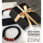 Hepsi Enteresan Şifalı Akik Ve Oniks Taşlı Bileklik, Sevgiliye Hediye, Erkeğe Hediye, Doğum Günü