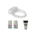 HepsiDahice Vibrating Ring Titreşimli Penis Halkası + 30ml Lubricant Jel + 2 Adet 7li Erkeklere Özel