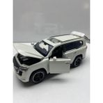 Hepsilazım Diecast Metal Oyuncak Araba Toyota Land Cruıser Çek Bırak Model Araba 1:32 Ölçek 15 Cm