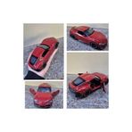 Hepsilazım Diecast Metal Oyuncak Araba Toyota Supra 2023, 10 cm, Çek Bırak Model, Bordo