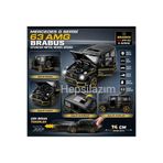 Hepsilazım G63 AMG Brabus Metal Oyuncak Araba Mercedes 14 Cm ÇekBırak Kaput Bagaj Kapı Açılır Die-Cast Model Araç