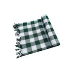 Hepsine Rakip 150x150 cm Saçaklı Kareli Yer Sofra Bezi