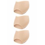 Hepsine Rakip 3lü Kadın Hamile Külot Rahat Ek Parçalı İnce Lastik Gebe Çamaşır Ten L