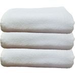 Hepsine Rakip 3'lü Paket Boya Tutmayan Mikrofiber El Yüz Havlusu 50 x 90 cm - Beyaz
