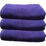 Hepsine Rakip 3'lü Paket Boya Tutmayan Mikrofiber El Yüz Havlusu 50 x 90 cm - Mor