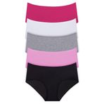 Hepsine Rakip 5li Kadın Yüksek Bel Külot Elastan Pamuklu Ince Lastik Kaliteli - XL - Pembe