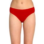 Hepsine Rakip 6lı Kadın %100 Pamuklu Bikini Külot Iç Çamaşırı - Standart - Kırmızı