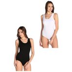 Hepsine Rakip 6lı Kadın Geniş Askılı Kancalı ÇıtÇıtlı Body Zıbın Atlet S-Battal Karışık Battal