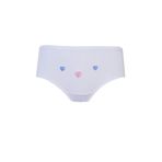 Hepsine Rakip 6lı Kız Çocuk Külot Ince Bel Bato Pamuklu Işlemeli Slip Kaliteli - 5 - 6 Yaş - Beyaz