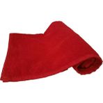 Hepsine Rakip 6'lı Paket Boya Tutmayan Mikrofiber El Yüz Havlusu 50 x 90 cm - Kırmızı