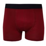Hepsine Rakip Erkek Likralı Modal Boxer Düz Pamuklu Premium Kaliteli Külot - Bordo - XL