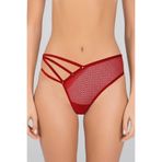 Hepsine Rakip Kadın Dantel Detaylı Transparan Tanga String Külot - M - L - Kırmızı