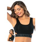 Hepsine Rakip Kadın Geniş Askılı Lady Spor Büstiyer Pencere Detaylı Dalgıç Pedli - L - XL - Siyah