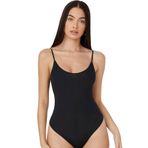 Hepsine Rakip Kadın Modal Spagetti Askılı Kancalı Bodysuit Tops Atlet Belinay0860 Siyah M