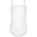 Hepsine Rakip Kız Çocuk Ip Askılı Kancalı Body Pamuklu Rahat Atlet - Beyaz - 3 - 4 Yaş