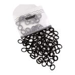 Hepta Collection 50'Lİ BEBEK BOY LASTİK TOKA (ÇOCUKLAR İÇİN) (SİYAH)