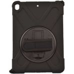 Heptek İletişim Apple iPad Air 3 / Pro 10.5 Kılıf Askılı Standlı Tank Koruyucu Dönen A2152 A2123 A2153 A2154 A1701 A1709 A1852 (Defender) - Siyah